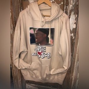 Tupac Poetic Justice Hoodie Pullover Sweater Sand Men's Size 2xl- Color Sand -